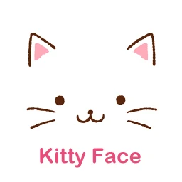 Symbol von Cute Theme-Kitty Face-