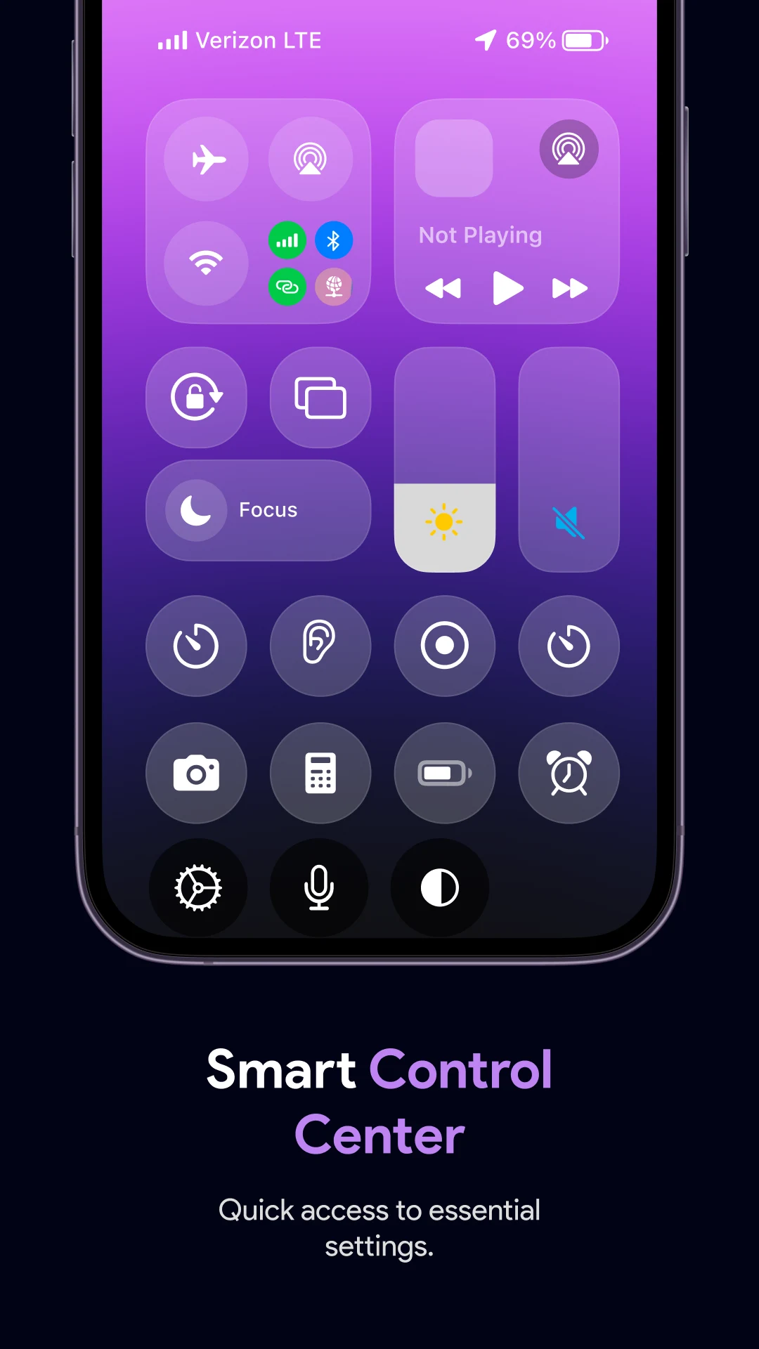 Launcher OS 26: Glass Theme screenshot